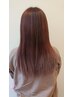 シャンプー&ロングヘアカット(レディース)￥3200スタイリング込み。