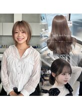 顔周りカットやベージュ系カラーはお任せください！《杉山 憂衣》insta...@yui_blanco_hair [ダブルカラー]