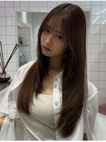 ロンドルーチェ 心斎橋(Lond luce)&nbsp;ダークパープル×ナチュラルショート［髪質改善/縮毛矯正］