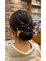 ラメール アヴェダ 西武秋田店(La Melu AVEDA) 洗練された和装ヘアアレンジ