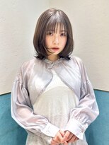 ロンド レイ 立川(Lond Ray) レイヤーボブ/ミルクティーベージュ/髪質改善/顔周り/立川