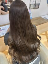 ラビス 赤羽(Lovis)&nbsp;【新堂未来】オリーブブラウン/ワンカラー/レイヤーカット