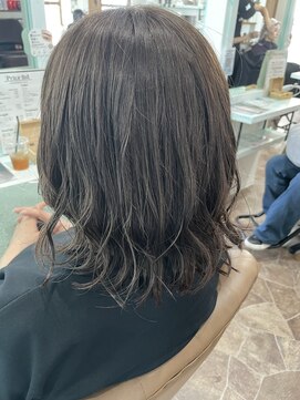 ヘアーディア みどり店(Hair...DiA) 透明感グレージュ×くびれミディ