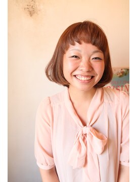 マリーアン(marie-anne) 【marie-anne】Aライン　pinkボブ