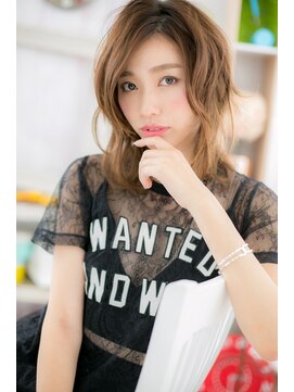 ミック 日暮里店(miq) グラデカラーのエフォートレスセミディ【miq 日暮里】