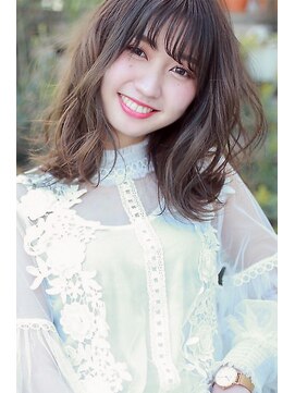 ラフィス ヘアー ポンテ 船橋店(La fith hair ponte) 【La fith】 ガーリーふんわりミディ