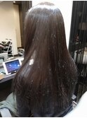 ツヤツヤアッシュ系ストレート