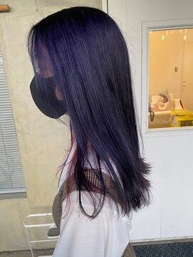 ナイーブヘアデザイン(NAiVE HAIR DESIGN) 【NAiVE hair】NAVYパープル