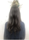 ニュアンスパーマグレイヘア白髪染めハイライトアッシュグレー
