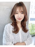 20代、30代人気☆透け感バングこなれ韓国風ロングレイヤー