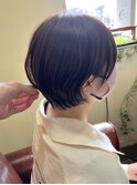 丸みショート/前髪/顔周りカット/透明感/20代30代40代50代