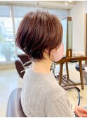 大人美人ショートボブ天神大名美容室(ヒガシタダシ)