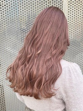 ペレ 栄店(PELE) ピンクベージュ　ふんわりカール　ヘルシースタイル