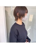 ウルフカット/ショートウルフ/ウルフ/グレージュ