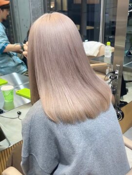 サンクプロジェクト(cinq PROJECT) ダブルカラーインナーカラーミルクティーベージュローライト韓国