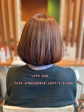 ピールアーク(peal ark) 大人可愛い小顔前下がりボブ×ナチュラルボブ×ミニボブ20代30代