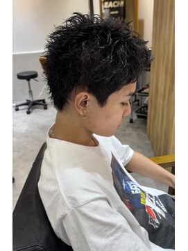 ブリーチ 金沢店(BLEACHi) スパイキーショートメンズショートツイストスパイラルパーマ