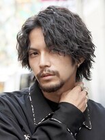 フィフス 渋谷(fifth) センターパートウルフスパイラルパーマツイストスパイラルパーマ