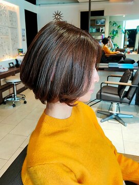 ヘアリゾート粋 ティガ 池袋店(tiga) 丸みミディアムボブ