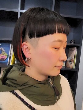 シャロン(SHARON) 【SHARON原宿】ワイドバングボブ×ツーブロックボブ