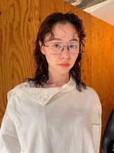 ネイビー(nvy) part curly