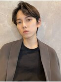 韓国マッシュウルフ ニュアンスパーマ センターパートt86
