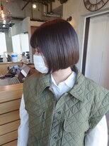 ピンク バイ アンジェリカ 瓢箪山店(PINQ by ANGELICA) #PINQ #ぷつっとボブ #ミニボブ