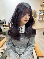 リト(riTo)&nbsp;20代暗めカラーデザインカラーロングオリーブグレージュベージュ