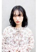 ミディアムレングスのゆるふわパーマ
