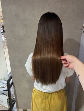 メルバイグラフ 梅田(mel by GRAFF) 「縮毛矯正で叶える理想のストレートヘア」