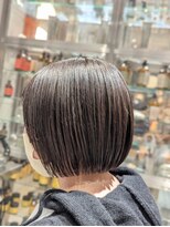 オーガニック リブ 川越(organic+live)&nbsp;20代30代かわいい切りっぱなしボブ