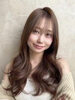 アフロート ルヴア(AFLOAT RUVUA)&nbsp;◎大人綺麗なスタイル　顔まわりカット　セミロング　ロング