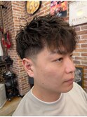 ツーブロック刈り上げ