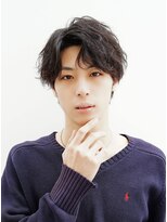 ゼンコー アオヤマ(ZENKO Aoyama) 黒髪×アップバング×ニュアンスパーマ【表参道/青山/渋谷】