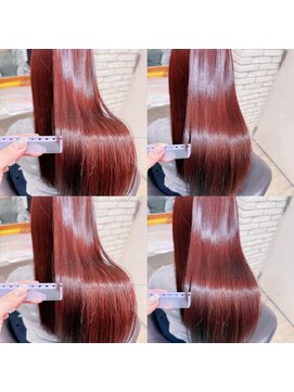 アルーシェ 錦糸町店(Alushe) ブリーチなしチェリーレッド【髪質改善 錦糸町】