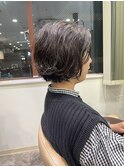 ボブ×パーマ