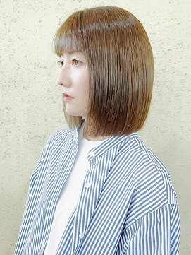 イーストハムアール(EAST HAM r) ボブ/ベージュ/ブリーチなしダブルカラ