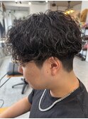 栃木メンズ波巻きスパイラルパーマシャドウパーマツイストパーマ