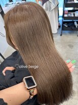 フォンズ(FONS)&nbsp;オリーブベージュ　オリーブカラー　グレージュ