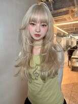 フェブ(fev)&nbsp;【fev_hana】ブロンド/layerカット