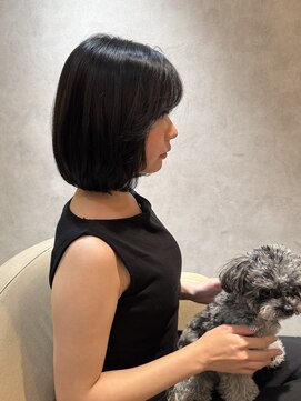 カインド 南青山(hair&make up KIND) バタフライカット　チャコールグレー