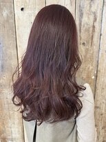 フレアクレム(FLEAR cre:me)&nbsp;赤髪パーマスタイル