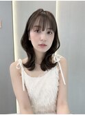 ◯ オリーブグレー/韓国/レイヤーカット/髪質改善/縮毛矯正/札幌