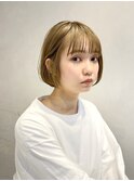 大人ボブ/クラゲヘアー/小顔/オリーブグレー[銀座、新橋]