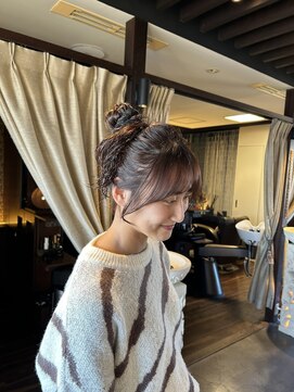 顔周りカット/小顔/ココアベージュ/オリーブグレー/茅ヶ崎