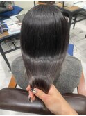 ブリーチ毛でもできるトリートメントストレート