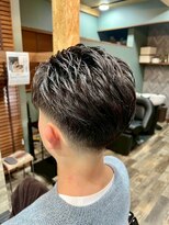 スタンドバーバー 柏(STAND BARBER) MEN’S HAIR/サーフカール/刈り上げセンターパート/<理容室>