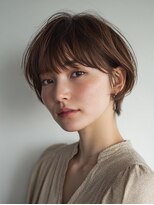ロディーナ 大口 新子安(rodina)&nbsp;ピンクベージュ/アンブレラカラー/クールショート/前髪/大口子安