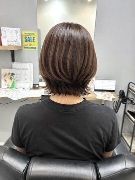 エマヘアープラス(Emma hair plus) 髪質改善カラー×ココアブラウン