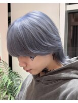 ベレーザ 川越(Beleza)&nbsp;ba20510_シルバーアッシュハイトーンカラー透明感マッシュウルフ